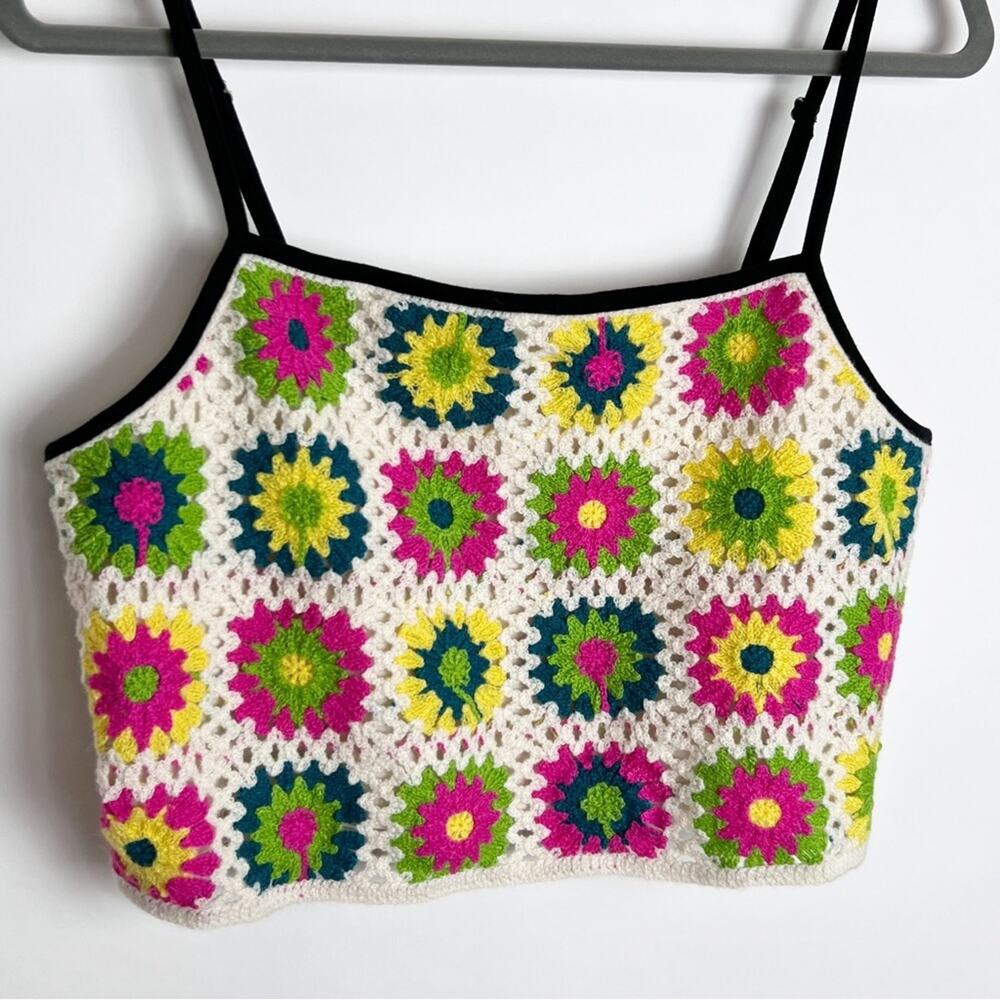 Wild Fable Crochet Crop Top - Picture 2 of 8